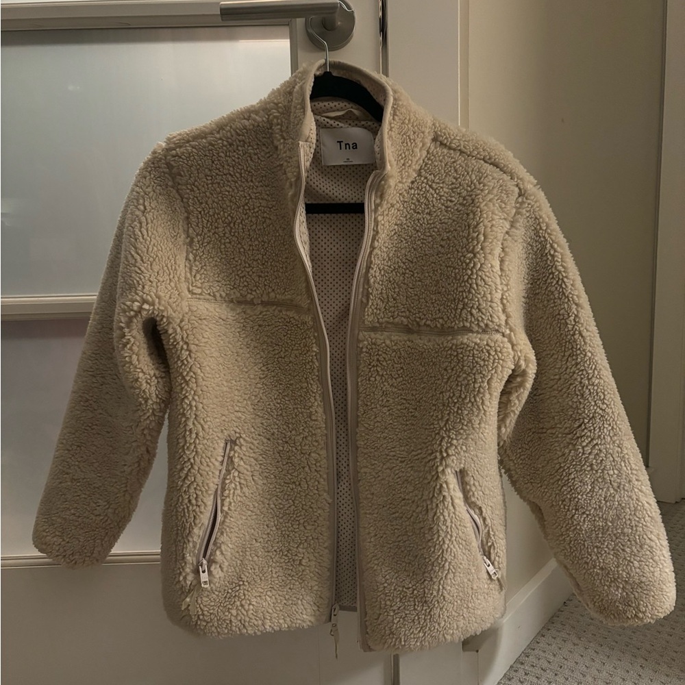 TNA fleece/teddy jacket